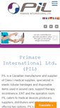 Mobile Screenshot of primareltd.com